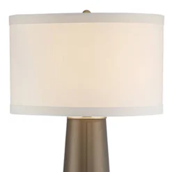 Possini Euro Design Karen Modern Table Lamp 36" Tall Dark Gold Glass Off White Fabric Drum Shade For Bedroom Living Room Bedside Nightstand Office 10 Possini Euro Design Karen Modern Table Lamp 36" Tall Dark Gold Glass Off White Fabric Drum Shade For Bedroom Living Room Bedside Nightstand Office -Possini Euro Design Shop GUEST c6748c4a c890 438e 979f 021b596a0701 1