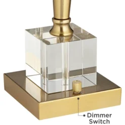 Possini Euro Design Wayne Modern Table Lamps 29 1/4" Tall Set Of 2 Brass With USB Charging Port White Fabric Drum Shade For Bedroom Living Room Kids 13 Possini Euro Design Wayne Modern Table Lamps 29 1/4" Tall Set Of 2 Brass With USB Charging Port White Fabric Drum Shade For Bedroom Living Room Kids -Possini Euro Design Shop GUEST c6ad3dfc 851e 46ad abde e1f3da7e88d1