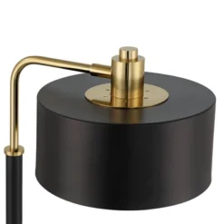 Possini Euro Design Myles Modern Mid Century Desk Lamp 24" High Black Gold With Dual USB Charging Ports Metal Drum Shade For Bedroom Living Room Home 16 Possini Euro Design Myles Modern Mid Century Desk Lamp 24" High Black Gold With Dual USB Charging Ports Metal Drum Shade For Bedroom Living Room Home -Possini Euro Design Shop GUEST c95c07aa 134f 4f3a b0b8 338184566037