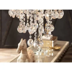 Possini Euro Design Bretton Brushed Nickel Chandelier 22" Wide Modern Clear Glass Crystal Black Sheer Shade 12-Light Fixture For Dining Room Kitchen -Possini Euro Design Shop GUEST cbd9de8b 73c1 4dd8 8b30 9e98c8d40d2d