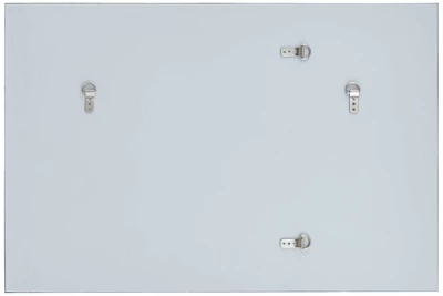 Possini Euro Design Relevei Rectangular Vanity Decorative Wall Mirror Modern Silver Wood Metal Frame 26" Wide Bathroom Bedroom Home 9 Possini Euro Design Relevei Rectangular Vanity Decorative Wall Mirror Modern Silver Wood Metal Frame 26" Wide Bathroom Bedroom Home - Image 8