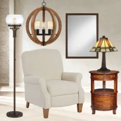 Possini Euro Design Metzeo Rectangular Vanity Wall Mirror Vintage Beveled Edge Oil Rubbed Bronze Metal Frame 26" Wide For Bathroom Bedroom Living Room -Possini Euro Design Shop GUEST d2075e2a dbc3 4741 8178 656c5e1432f5