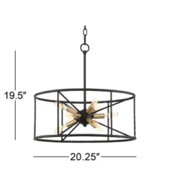 Possini Euro Design La Vista Black Chandelier 20 1/4" Wide Modern Sputnik 9-Light Fixture For Dining Room House Foyer Kitchen Island Entryway Bedroom 16 Possini Euro Design La Vista Black Chandelier 20 1/4" Wide Modern Sputnik 9-Light Fixture For Dining Room House Foyer Kitchen Island Entryway Bedroom -Possini Euro Design Shop GUEST d36ec028 4b97 4617 9dd0 17d7c36e34ba