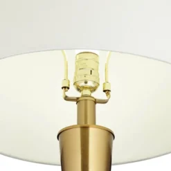 Possini Euro Design Wayne Modern Table Lamps 29 1/4" Tall Set Of 2 Brass With USB Charging Port White Fabric Drum Shade For Bedroom Living Room Kids 12 Possini Euro Design Wayne Modern Table Lamps 29 1/4" Tall Set Of 2 Brass With USB Charging Port White Fabric Drum Shade For Bedroom Living Room Kids -Possini Euro Design Shop GUEST daa01d12 6b27 4f6a 8f40 b40bc8ee77bd