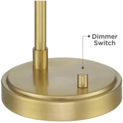 Possini Euro Design Possini Euro Vaile Desk Lamp With Dual USB Ports Warm Gold With Glass Shade -Possini Euro Design Shop GUEST dc5b5832 bfe3 4bd7 b61e 5d4a5e976e9d