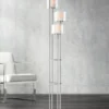 Possini Euro Design Athena Modern Floor Lamp 72" Tall Brushed Nickel 4 Light Tree Clear Outer Opal Inner Double Glass Shade For Living Room Bedroom 1 Possini Euro Design Athena Modern Floor Lamp 72" Tall Brushed Nickel 4 Light Tree Clear Outer Opal Inner Double Glass Shade For Living Room Bedroom -Possini Euro Design Shop GUEST ddfd11b8 bfd2 43f0 8ed7 3572730fd4c9