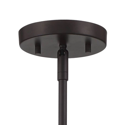 Possini Euro Design Milne Bronze Gold Drum Pendant Chandelier 20" Wide Modern Crystal 5-Light Fixture For Dining Room House Kitchen Island Entryway 5 Possini Euro Design Milne Bronze Gold Drum Pendant Chandelier 20" Wide Modern Crystal 5-Light Fixture For Dining Room House Kitchen Island Entryway - Image 3