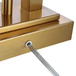 Possini Euro Design Possini Euro Deacon Brass Gooseneck Lamps With USB Port And Outlet Set Of 2 -Possini Euro Design Shop GUEST e24e6b82 39cc 40bb 88f5 24326ff00335