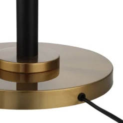 Possini Euro Design Modern Torchiere Floor Lamp LED 72" Tall Black Antique Brass White Glass Shade For Living Room Reading Uplight -Possini Euro Design Shop GUEST e3828f70 0912 4d01 b354 a2ea0eb97d4d