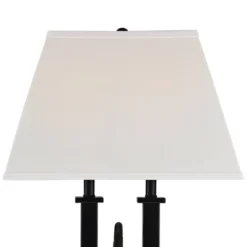 Possini Euro Design Deacon Modern Desk Table Lamp 26" High Black With USB And AC Power Outlet In Base LED Reading Light Oatmeal Shade For Office Desk 14 Possini Euro Design Deacon Modern Desk Table Lamp 26" High Black With USB And AC Power Outlet In Base LED Reading Light Oatmeal Shade For Office Desk -Possini Euro Design Shop GUEST e587a2a5 8800 4462 9800 0f989f718c22