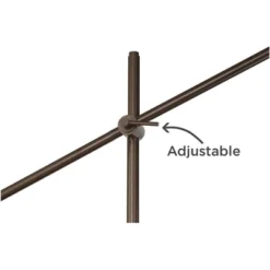 Possini Euro Design Modern Floor Lamp With USB Port 62 1/2" Tall Oil Rubbed Bronze Boom Arm Brown Drum Shade For Living Room House 12 Possini Euro Design Modern Floor Lamp With USB Port 62 1/2" Tall Oil Rubbed Bronze Boom Arm Brown Drum Shade For Living Room House -Possini Euro Design Shop GUEST e66ed521 5fd8 4f19 a50b 71e359f47c9c