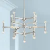 Possini Euro Design Marya Brushed Nickel Chandelier 32" Wide Modern 24-Light Fixture For Dining Room House Foyer Kitchen Island Entryway Bedroom Home -Possini Euro Design Shop GUEST f4bb0e79 3917 434d b71f 3604f89fe997