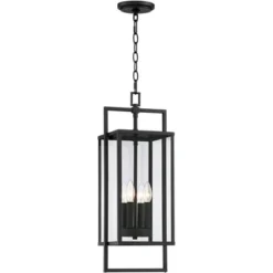Possini Euro Design Jericho Modern Outdoor Hanging Light Textured Black 24 1/4" Clear Glass Panel For Post Exterior Barn Deck House Porch Yard Patio 13 Possini Euro Design Jericho Modern Outdoor Hanging Light Textured Black 24 1/4" Clear Glass Panel For Post Exterior Barn Deck House Porch Yard Patio -Possini Euro Design Shop GUEST fb766fec dda6 4174 b315 500384a6ee38