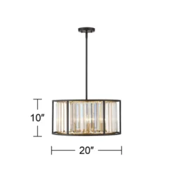 Possini Euro Design Milne Bronze Gold Drum Pendant Chandelier 20" Wide Modern Crystal 5-Light Fixture For Dining Room House Kitchen Island Entryway 16 Possini Euro Design Milne Bronze Gold Drum Pendant Chandelier 20" Wide Modern Crystal 5-Light Fixture For Dining Room House Kitchen Island Entryway -Possini Euro Design Shop GUEST fc46d4e3 5453 4ff8 b69b 4701b62f6406