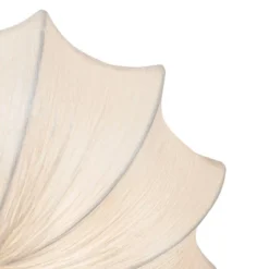 Possini Euro Design Planetarium Modern Ceiling Light Flush Mount Fixture 21" Wide Chrome 3-Light Ivory Fabric Scalloped Bowl For Bedroom Living Room -Possini Euro Design Shop GUEST fd8076fb ba15 40d9 afa8 c61ce1a5f194