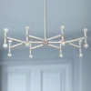 Possini Euro Design Marya Brushed Nickel Chandelier 37 3/4" Wide Modern 16-Light Fixture For Dining Room House Foyer Kitchen Island Entryway Bedroom -Possini Euro Design Shop GUEST fde6ea75 df4e 47da 8d29 3b3704d524ad